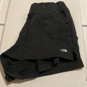 Black North Face Sweat Shorts